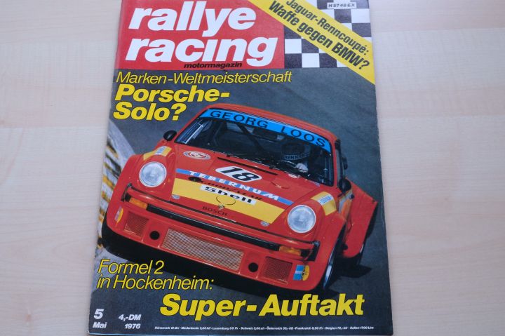 Deckblatt Rallye Racing (05/1976)